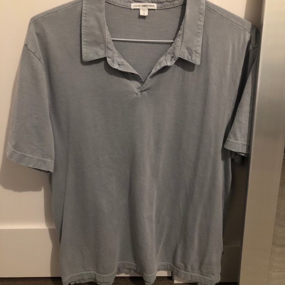 James Perse casual polo Size 3 (L, fits a M) - Picture 2 of 2